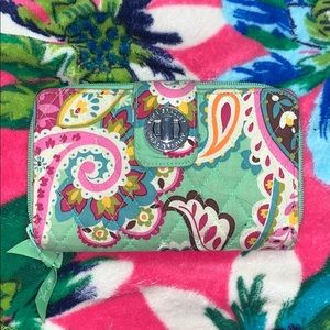 Vera Bradley trifold wallet